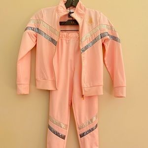 Body glove girl’s 2 piece set pink top and pants size 6 toddler
